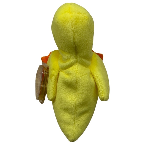 MWMT mint condition Ty Beanie Baby QUACKERS the yellow duck NEW WITH TAGS 1993 - Picture 4 of 8